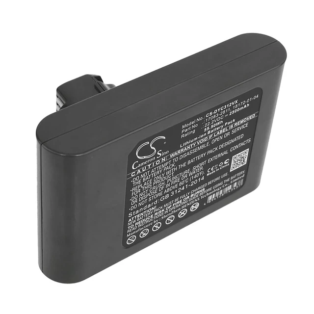 Alt view image 3 of 5 - Vacuum Battery for Dyson 917083-03 917083-05 DC31 Animal DC34 DC35 DC44 2500mAh