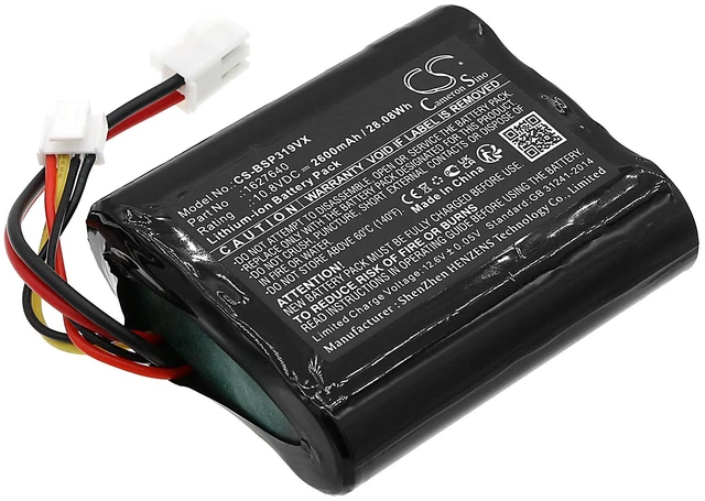 Main image of Battery for Bissell 3061+ 3190+ 3191+ PowerLifter P2922-10A 1627238 1627640