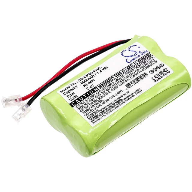 Main image of Battery for Universal AA x 2 CS-CPB041UL Cordless Phone 2.4v Full Connector