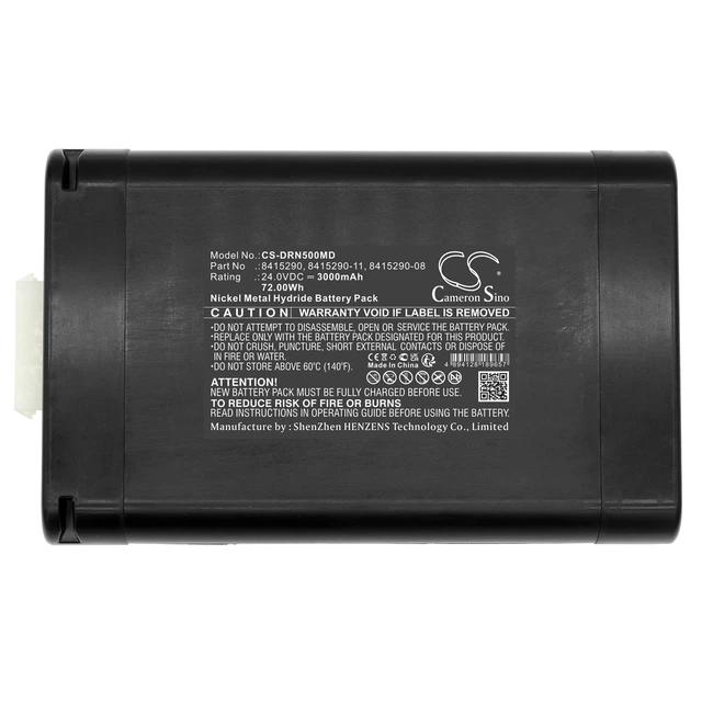 Alt view image 3 of 4 - Battery for Drager VN500 Evita V300 V500 c700 8415290 8415290-08 8415290-11