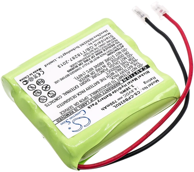 Alt view image 2 of 5 - Battery for Universal AAA x 4 CS-CPB035UL Cordless Phone 4.8v 700mAh Ni-MH