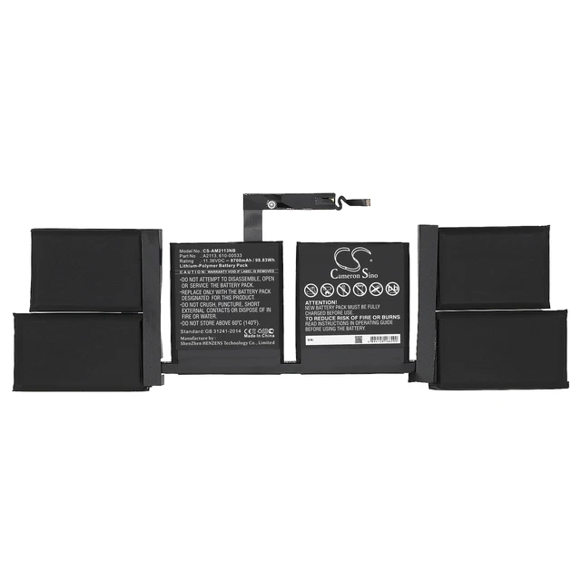 Alt view image 3 of 5 - Battery for A2113 610-00533 Apple MacBook Pro 16 13 2019 2020 A2141 A2338 A2159