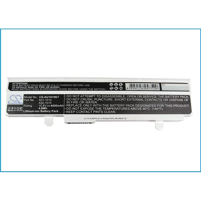 Alt view image 5 of 5 - Battery for A31-1015 A32-1015 AL31-1015 PL32-1015 Asus Eee PC 1015 1016 1215