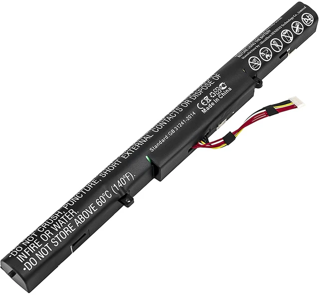 Alt view image 3 of 6 - Battery for Asus ROG STRIX GL553VD DS71 A41LK5H A41LP4Q A41N1611 OB110-00470000