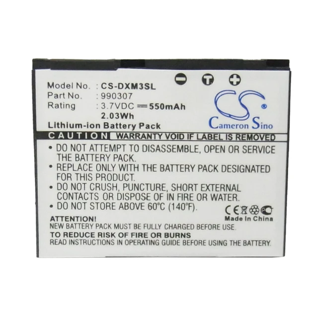 Alt view image 5 of 5 - Battery for Delphi SkyFi3 XM Satellite Radio 990307 SA10225 SKYFi 3 550mAh