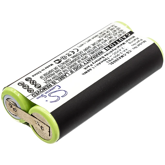 Alt view image 2 of 3 - Battery for Clarisonic Mia 2 AA-2-900-PB3 Sonic Cleansing System CS-CMA200SL