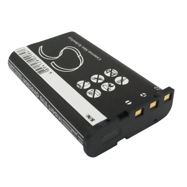 Alt view image 3 of 5 - Battery for Casio Exilim EX-FH100 EX-H10 EX-H15 EX-H20G EX-Z2000 NP-90 NP-90DBA