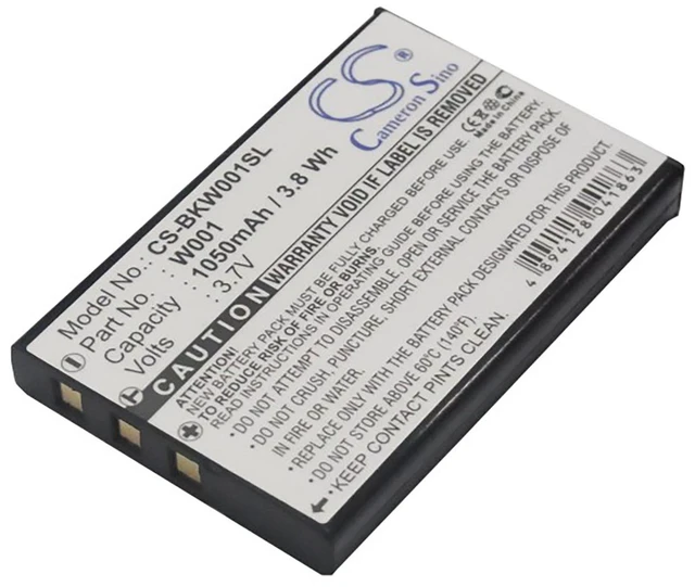 Alt view image 2 of 5 - Battery for SMC Skype Wifi Phone Belkin F1PP000GN-SK WSKP100 W0001 CS-BKW001SL