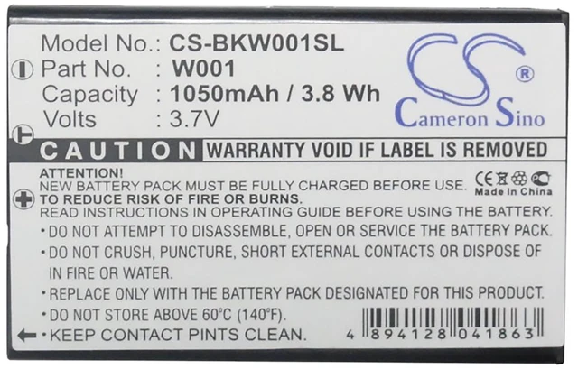 Alt view image 5 of 5 - Battery for SMC Skype Wifi Phone Belkin F1PP000GN-SK WSKP100 W0001 CS-BKW001SL