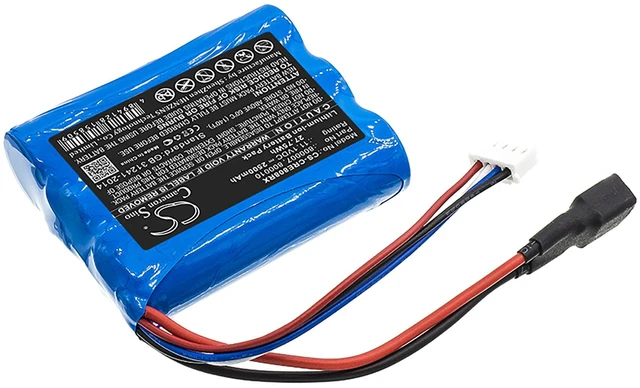 Alt view image 2 of 5 - Battery for Carrera 800007 800010 CS-CRE808RX RC Car 11.1v 2500mAh 27.75Wh