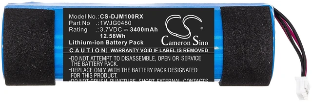 Alt view image 3 of 6 - Battery for DJI 1WJG0480 TI100782 Mavic mini Controller Remote Control 3400mAh