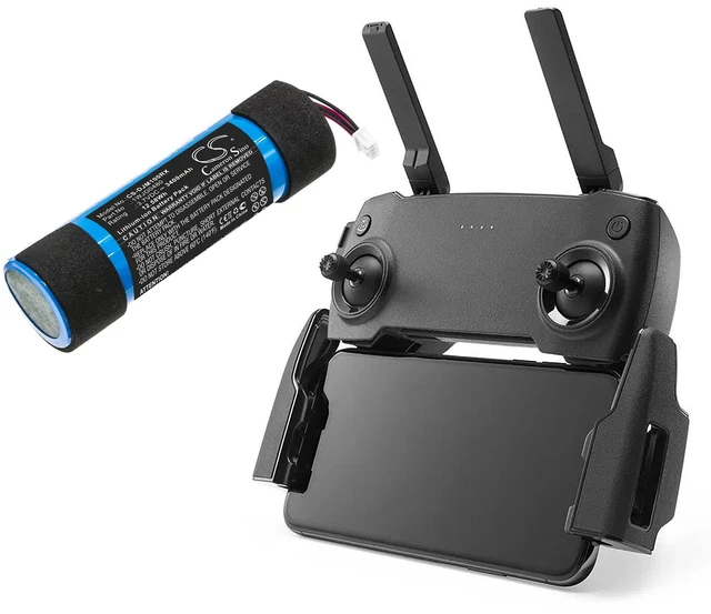 Alt view image 6 of 6 - Battery for DJI 1WJG0480 TI100782 Mavic mini Controller Remote Control 3400mAh
