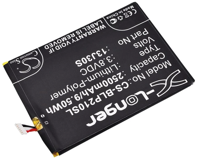 Alt view image 2 of 6 - Battery for BLU L210a L210i Life Pro 13J30S Mobile SmartPhone CS-BLP210SL
