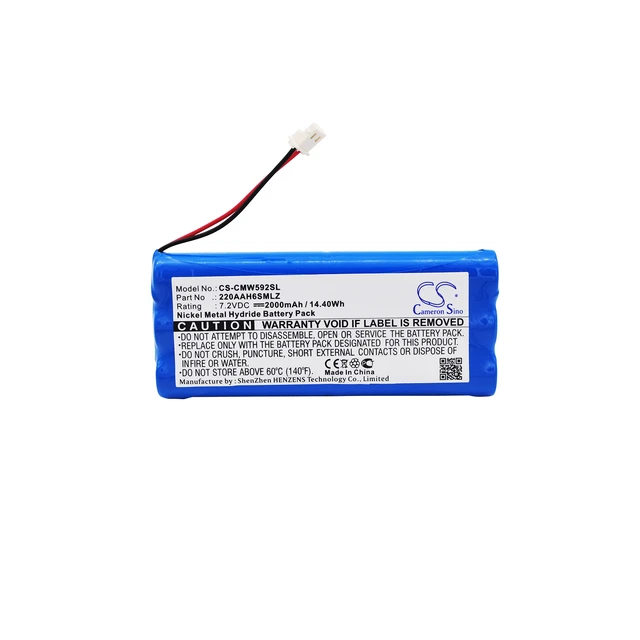 Alt view image 5 of 6 - Battery for NEC ClearOne 592-158-001 592-158-002 592-158-003 750074 220AAH6SMLZ