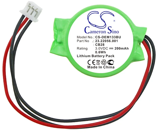 Alt view image 3 of 4 - CMOS Battery for DELL Inspiron 1520 Vostro 1400 1500 XPS M1330 23.22056.001 CB28