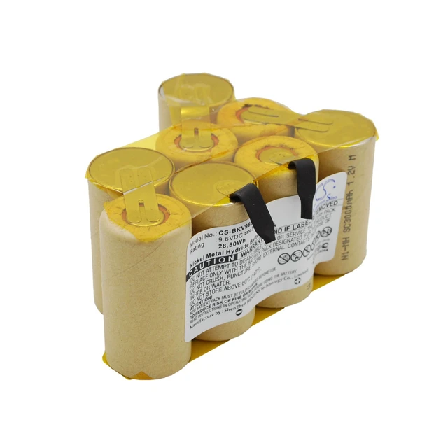 Alt view image 2 of 5 - Vacuum Battery for Black and Decker DV9605 DV9605-H1-3-90524185 Dustbuster 9.6V