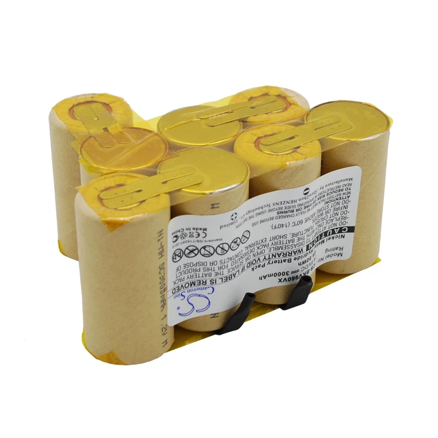 Alt view image 3 of 5 - Vacuum Battery for Black and Decker DV9605 DV9605-H1-3-90524185 Dustbuster 9.6V