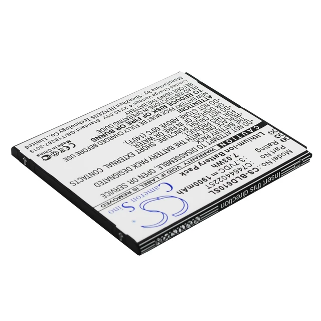 Alt view image 3 of 5 - Battery for BLU D610 D610A D610i Studio 5.5 C746440225T SmartPhone CS-BLD610SL