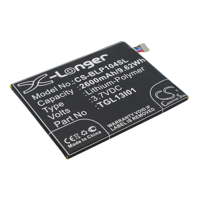 Alt view image 2 of 6 - Battery for BLU Darkside Wiko Darside MAXON MX X3 MX-X3 T-King TLG15G08
