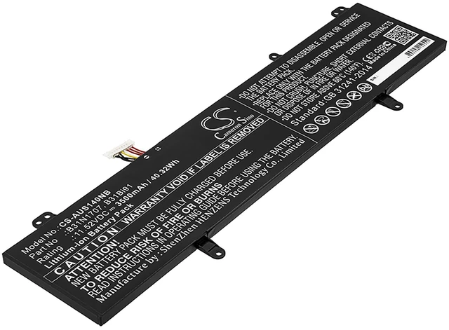 Main image of Battery for Asus 0B200-02710000 B31Bi91 B31N1707 VivoBook S14 A411UF F411UF