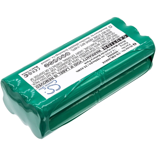 Alt view image 2 of 3 - Battery for Dirt Devil 0606004 Fusion Libero M607 Spider M610 M611 M612 R1-L051B
