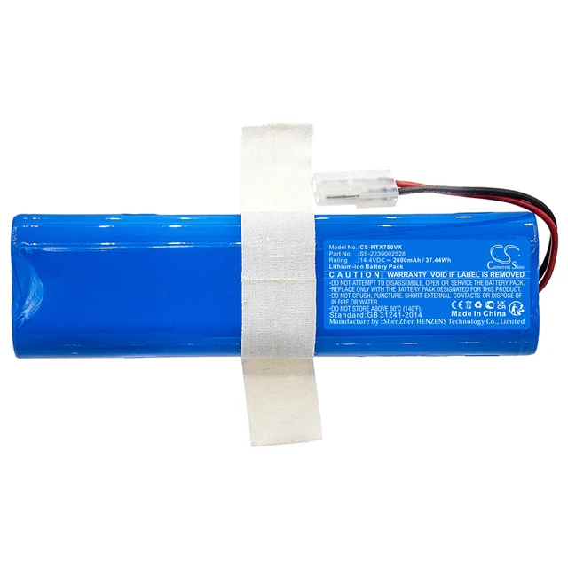 Alt view image 3 of 4 - Battery for Rowenta SS-2230002528 SS-2230002934 SS-2230003386 360 X-Plorer 75
