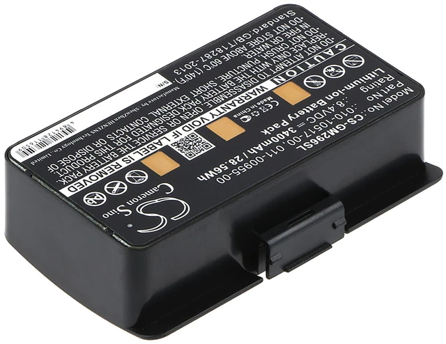 Alt view image 3 of 6 - extended 3400mah battery for garmin gpsmap 276c 296 376c 378 396 478 495 496
