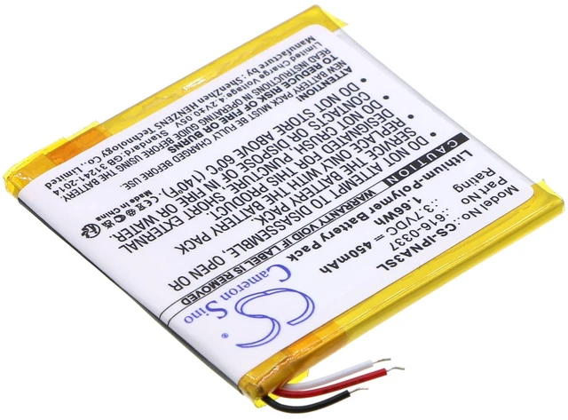 Alt view image 2 of 4 - Battery for Apple iPod Nano 3rd Generation 4GB 8GB G3 616-0311 616-0333 616-0337