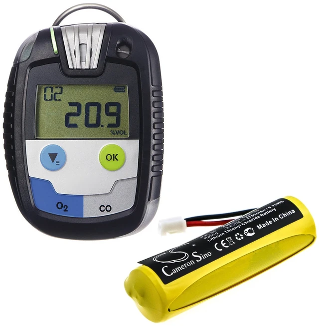 Alt view image 6 of 6 - Battery for Drager PAC 6000 6500 8000 8500 8326186 8326856 Li-SOCl2 Non-recharge