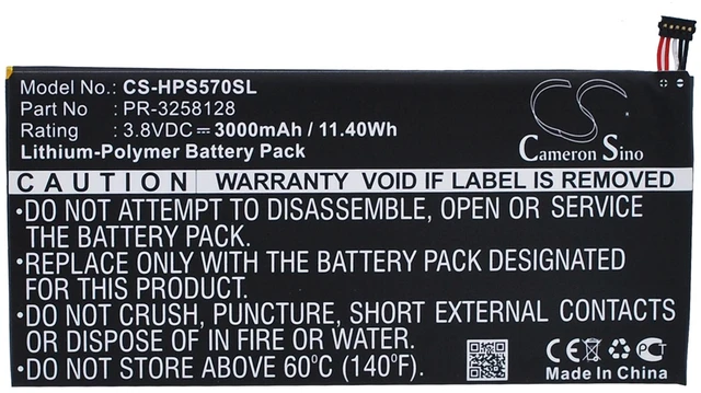 Main image of Battery for HP Stream 7 5700 5700ng 5709 795065-001 PR-3258128 CS-HPS570SL