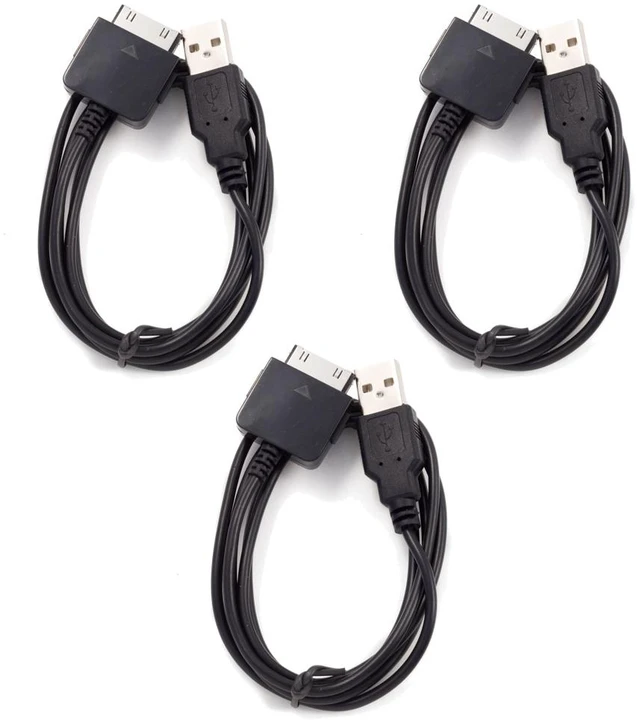 Main image of 3-Pack - Replacement Zune HD Sync Cable for Microsoft MP3 Media Player USB 4GB 8GB 16GB 30GB 80GB 120GB