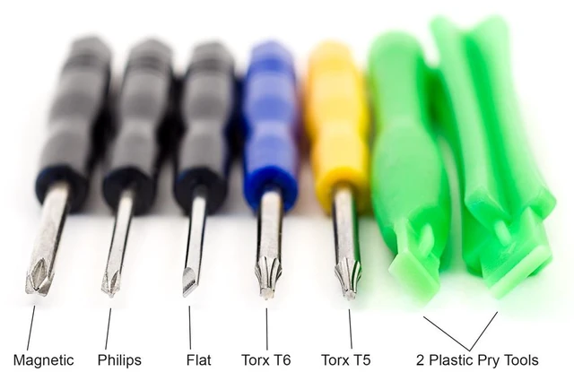Alt view image 2 of 2 - 7pc Torx T6 T5 Small Screwdriver Tool Kit for Opening PDA iPod iPaq MP3 Palm Pocket PC Laptop
