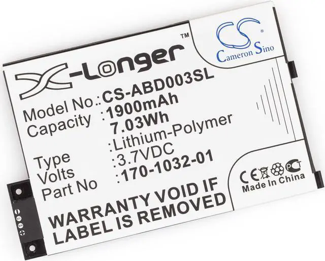 Alt view image 2 of 5 - Battery 5-PACK for Amazon Kindle 3 Kindle3 Wifi eBook Reader Book S11GTSF01A-5x