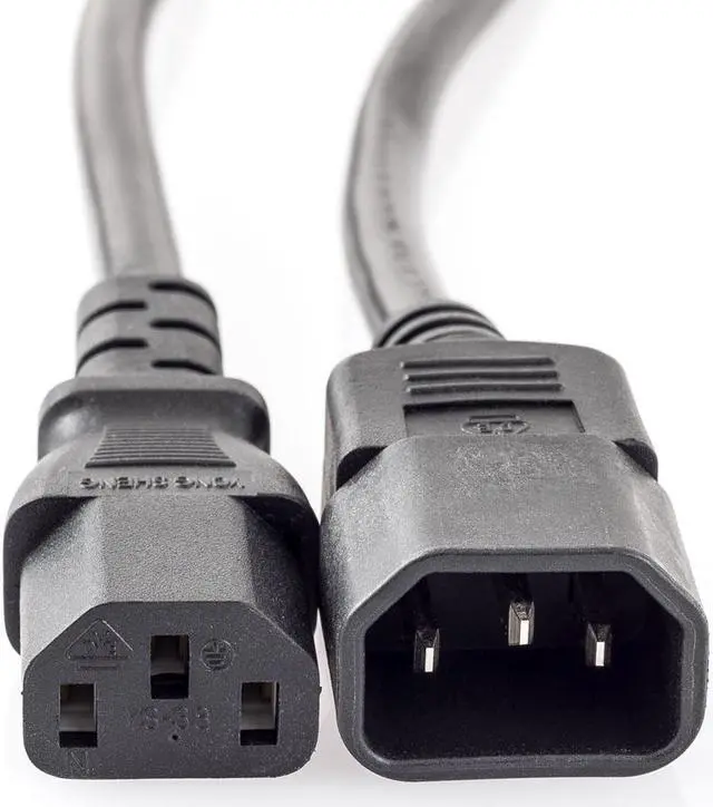 Alt view image 4 of 6 - 240V Rackmount Server or Mining PDU L6-30P 30 amp C13 C14 with 4 pack cable cord