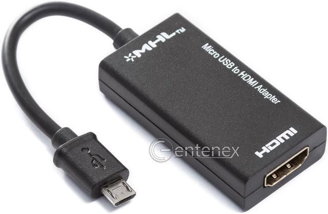 Alt view image 3 of 4 - Micro USB to HDMI MHL Adapter Mobile High-Definition Link for all MHL Devices