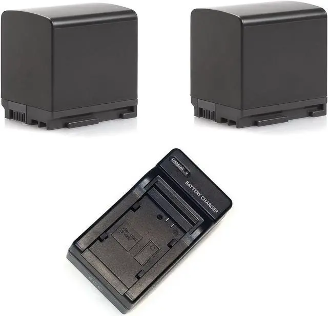 Main image of 2 Battery + 1 Charger for Canon BP-820 VIXIA HF20 HF G10 G60 S100 M300 XA20 XA10