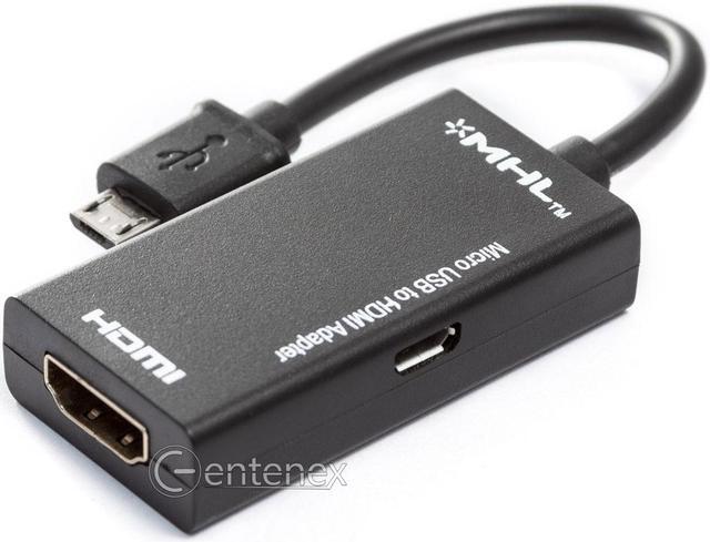 Alt view image 4 of 4 - Micro USB to HDMI MHL Adapter Mobile High-Definition Link for all MHL Devices