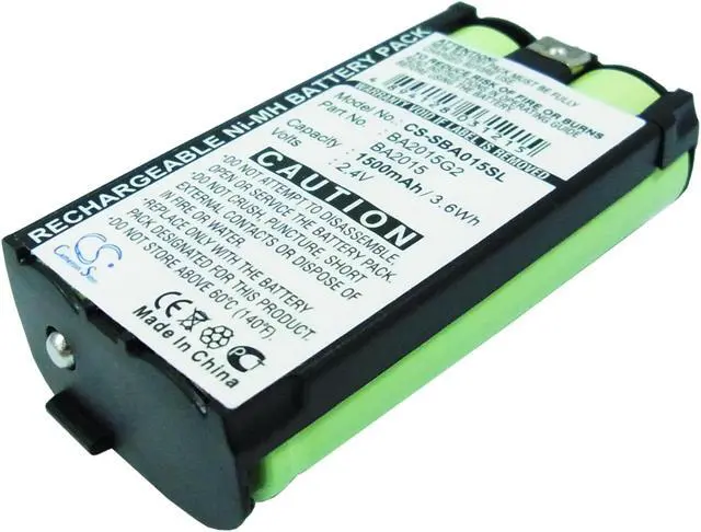 Main image of Wireless Headset Battery for Sennheiser BA2015 BA2015G2 2015FM EK1038 G2 Ni-MH