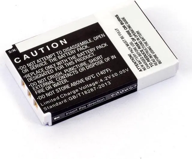 Alt view image 3 of 3 - 2 Pack Battery for Logitech Harmony Remote 1100 1100i 915 L-LU18 190582-0000