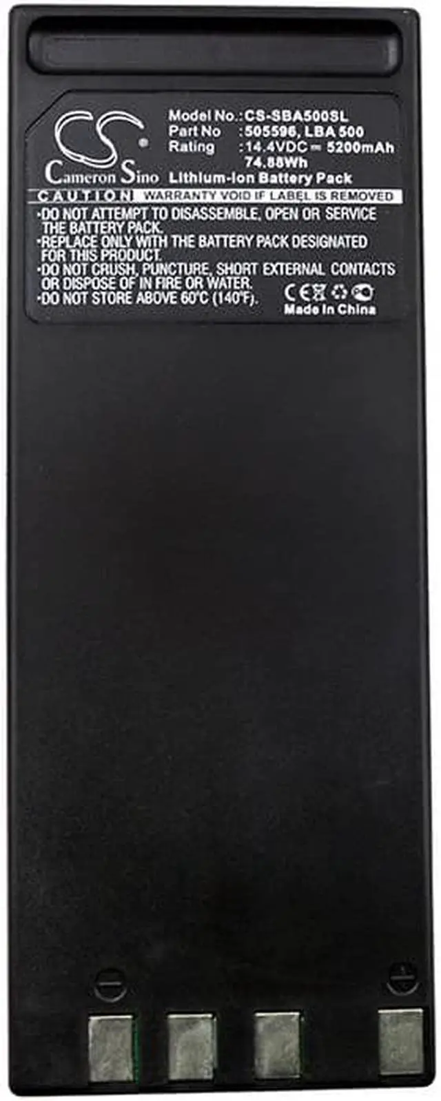 Alt view image 5 of 5 - Headset Battery for Sennheiser 505596 LBA 500 LSP 500 Pro 5200mAh 14.4v Li-ion