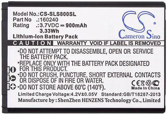 Alt view image 5 of 5 - Battery for Steelseries 160240 61298RX H Gaming-Headset Siberia 800 Siberia 840