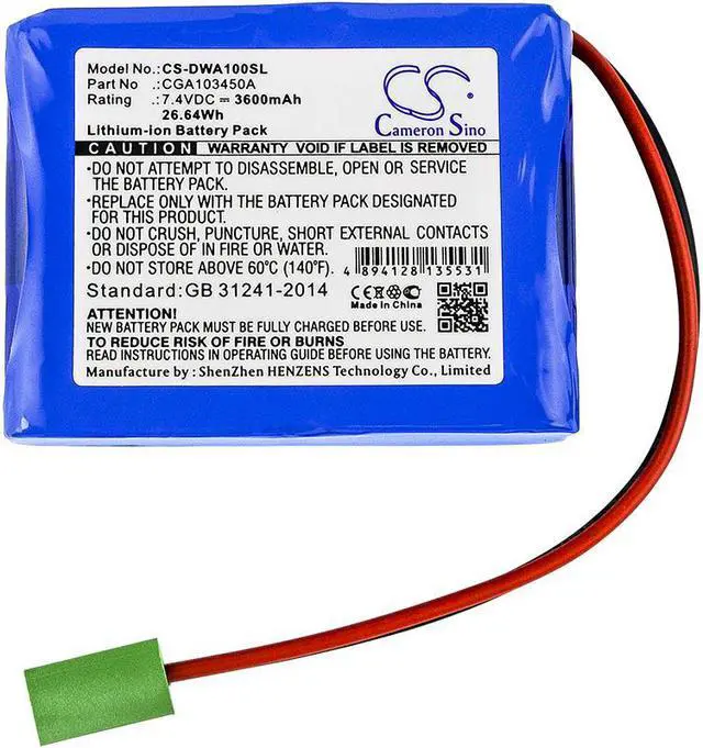 Alt view image 3 of 4 - Battery for CEMB CGA103450A Wheel Alignment system E-1080 DWA 1000 DWA1000 NEW