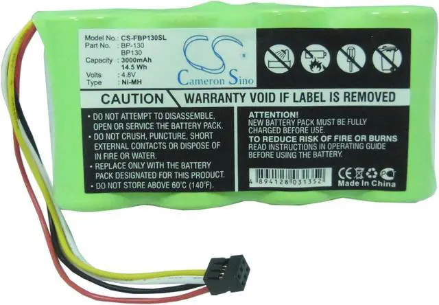 Alt view image 5 of 6 - Battery for Fluke BP130 ScopeMeter 123 123S 124 124S Oscilloscope Testing Meter
