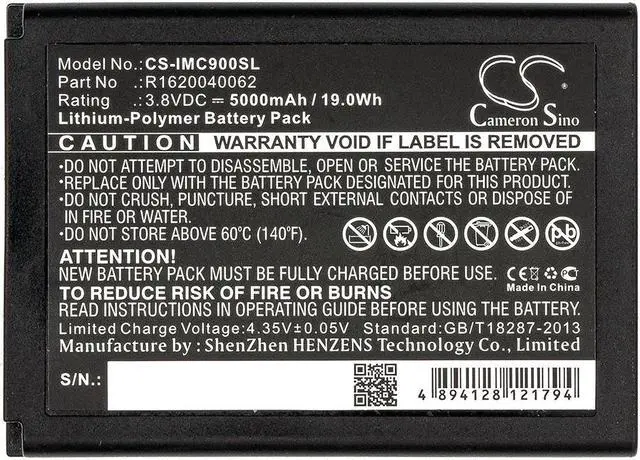 Alt view image 5 of 5 - Battery for IDATA R1620040062 MC70 MC90HC MC90m MC95E MC95HC MC95V MC95W