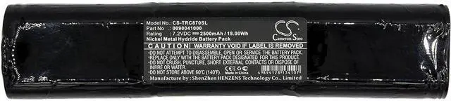 Alt view image 3 of 3 - Battery for Trilithic 90041000 860DSP field analyzer 860DSPi field analyzer