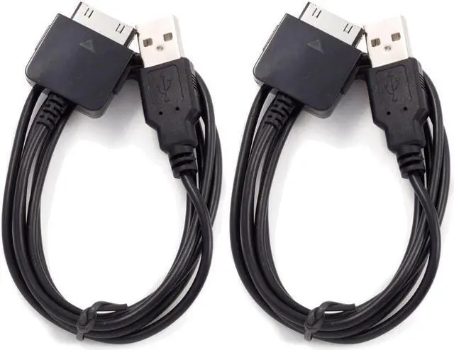 Main image of 2 Pack of Replacement Zune HD Sync Cables for Microsoft MP3 Media Player USB 4GB 8GB 16GB 30GB 80GB 120GB