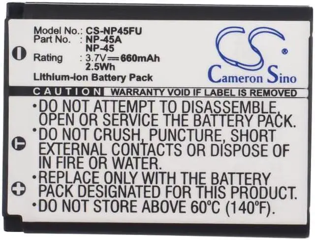 Alt view image 5 of 5 - Barcode Scanner Battery for Avision MiWand 2 FUJIFILM NP-45 NP-45A NP-45B NP45S