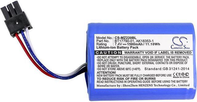Alt view image 3 of 4 - Battery for Zebra Comtec AK18353-1 BT17790-1 BT17790-2 MX420L MZ220 MZ320