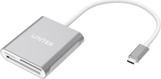 Unitek USB C Lecteur de Carte SD avec 3 Slots,USB3.0 Type-C Lecteur de  Carte Flash pour Périphérique USB C,Soutenir la Carte Compact Flash SanDisk  et CompactFlash Professionnelle Lexar-Aluminium/Gris : :  Informatique