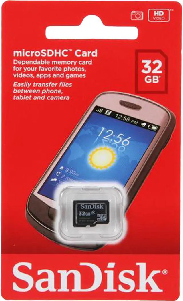 Main image of SanDisk 32GB Micro SD SDHC MicroSD MicroSDHC Class 4 C4 32G 32 GB Card HK090